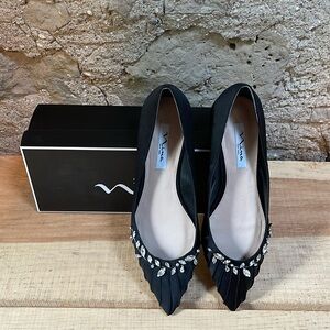 NWT Nina New York Black Evening Flats